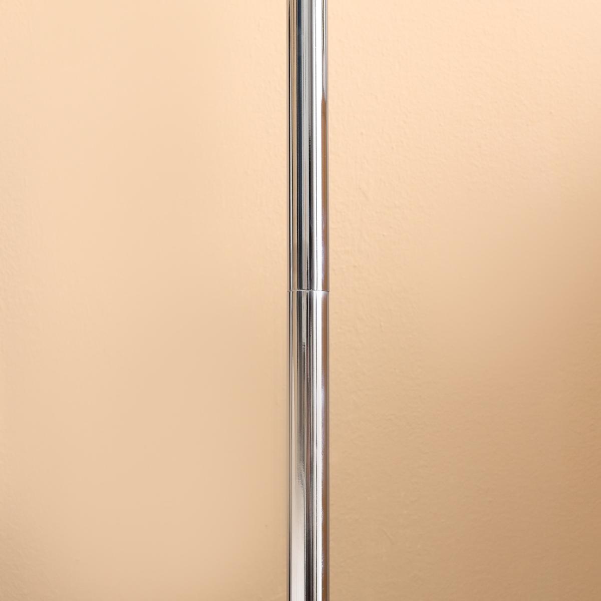 Floor Lamp with Hollow Out Fabric Shade - Silver – image 6