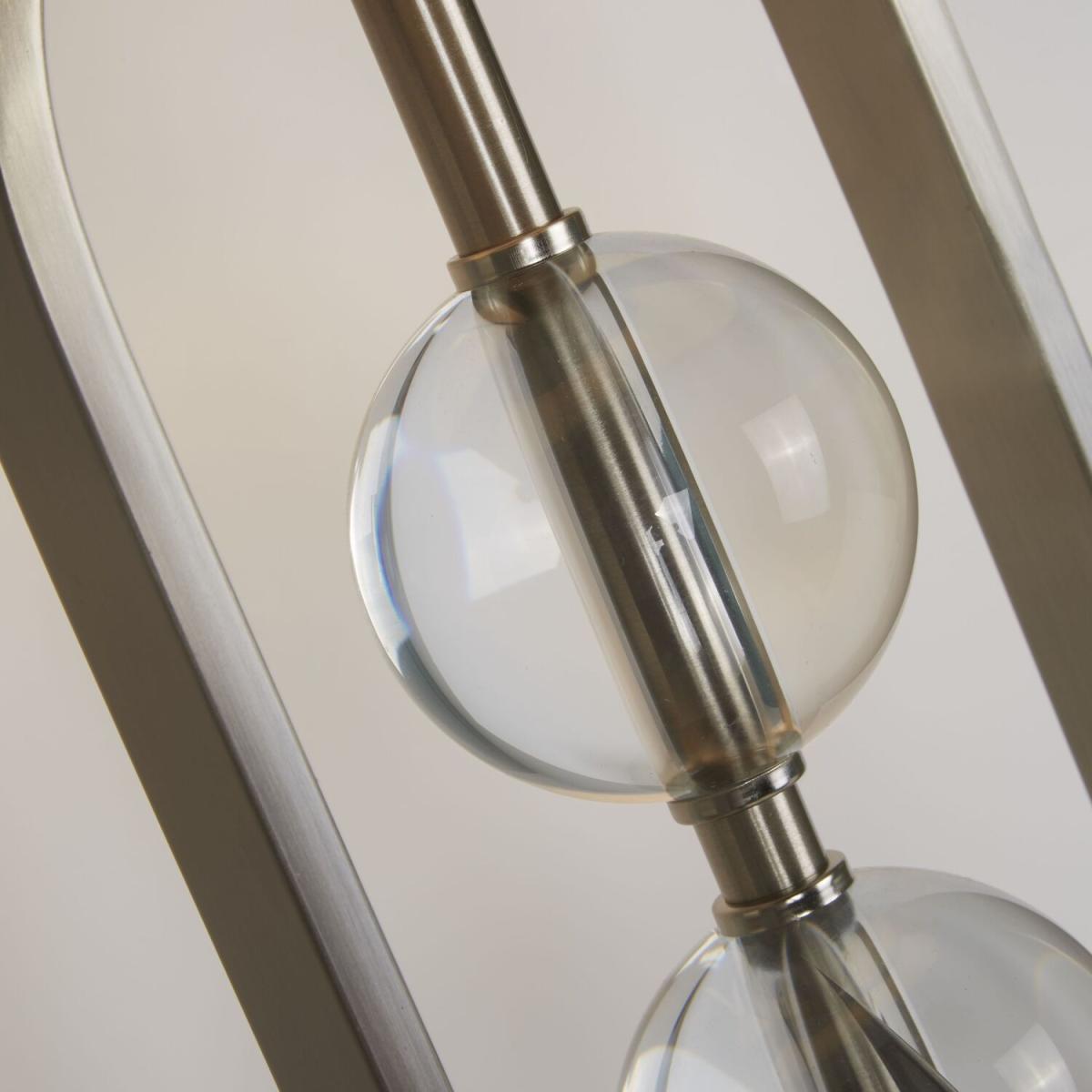 Laburnum Satin Silver Floor Lamp - Silver – image 4