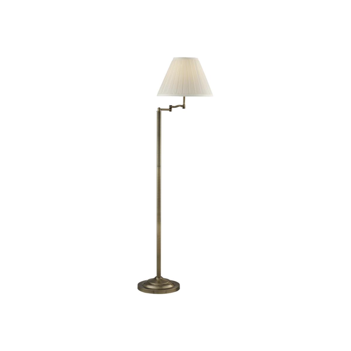 Swing Arm Floor Lamp - Antique