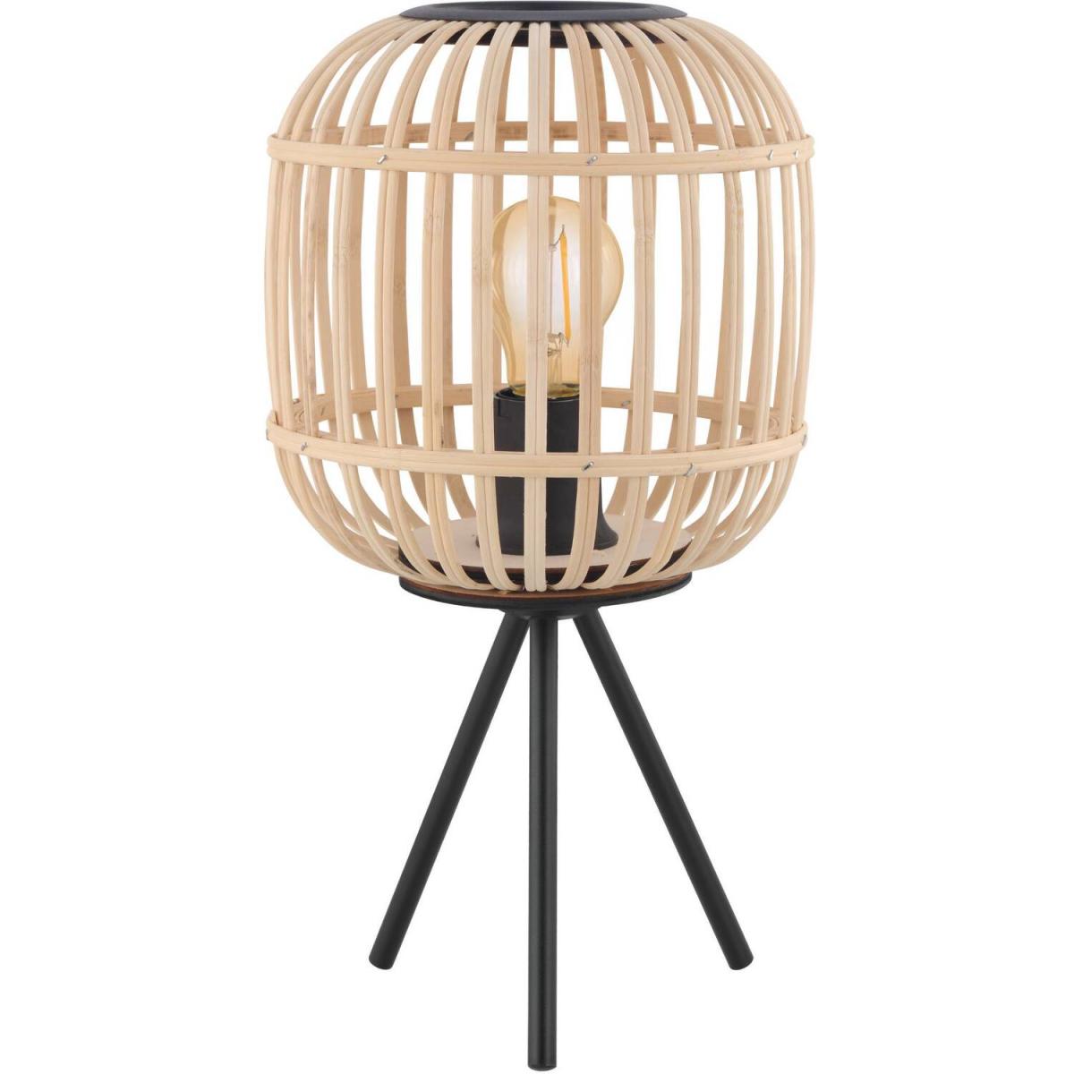 Eglo Bordesley Natural Wood Floor Lamp - Brown – image 3