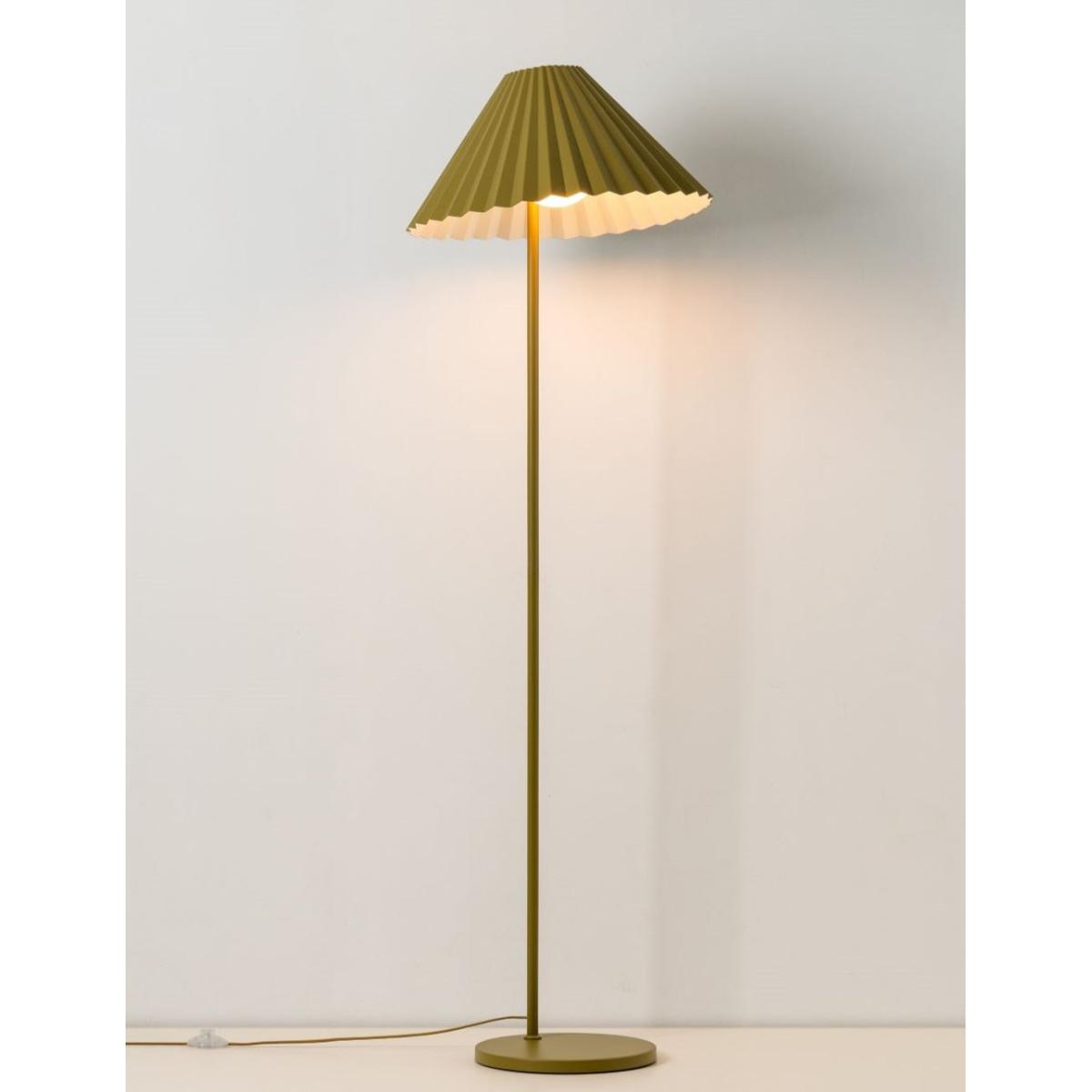 Houseof The Pleat Floor Lamp Moss Green & Pale Blue – image 3