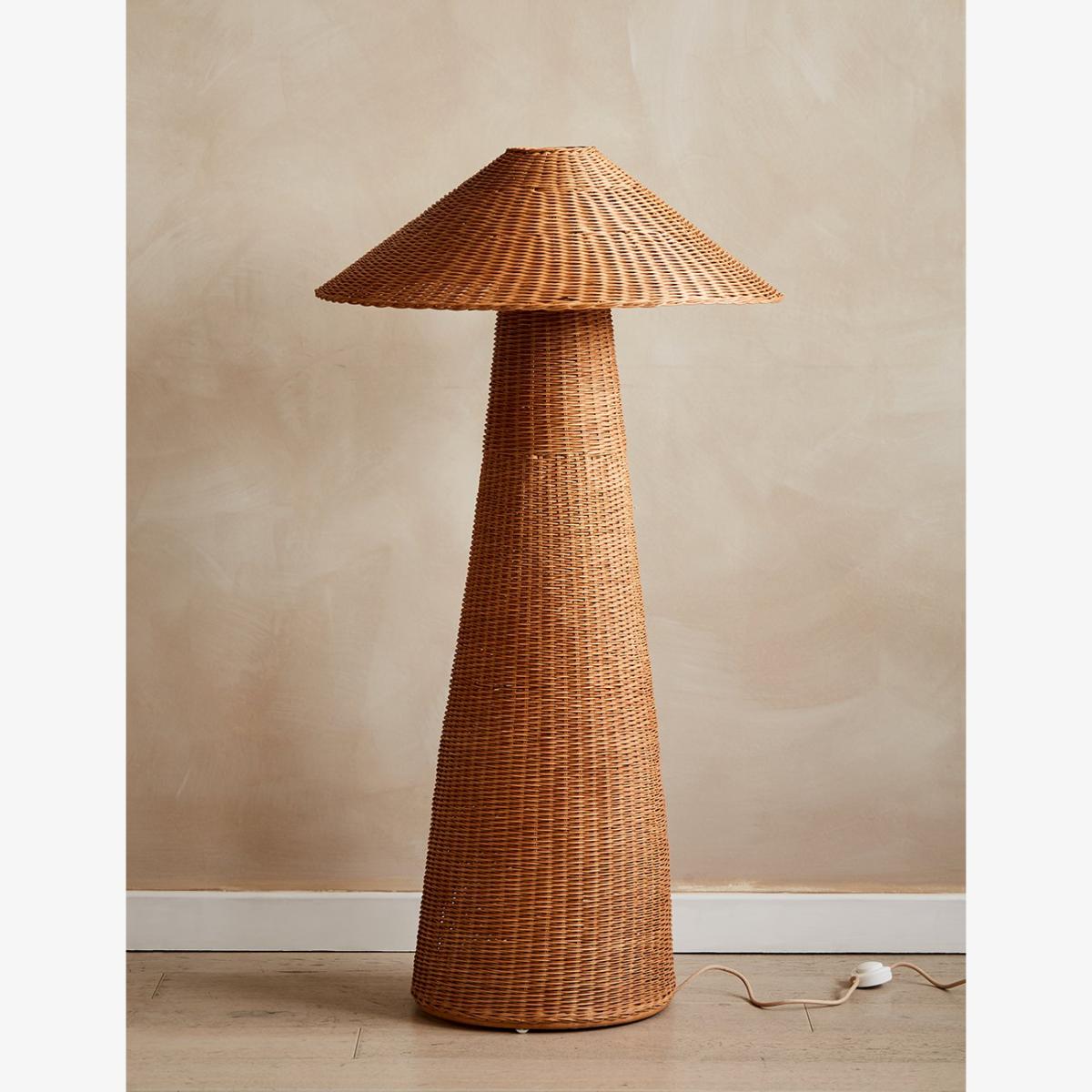 Ferm Living Dou Braided Rattan Floor Lamp – image 1