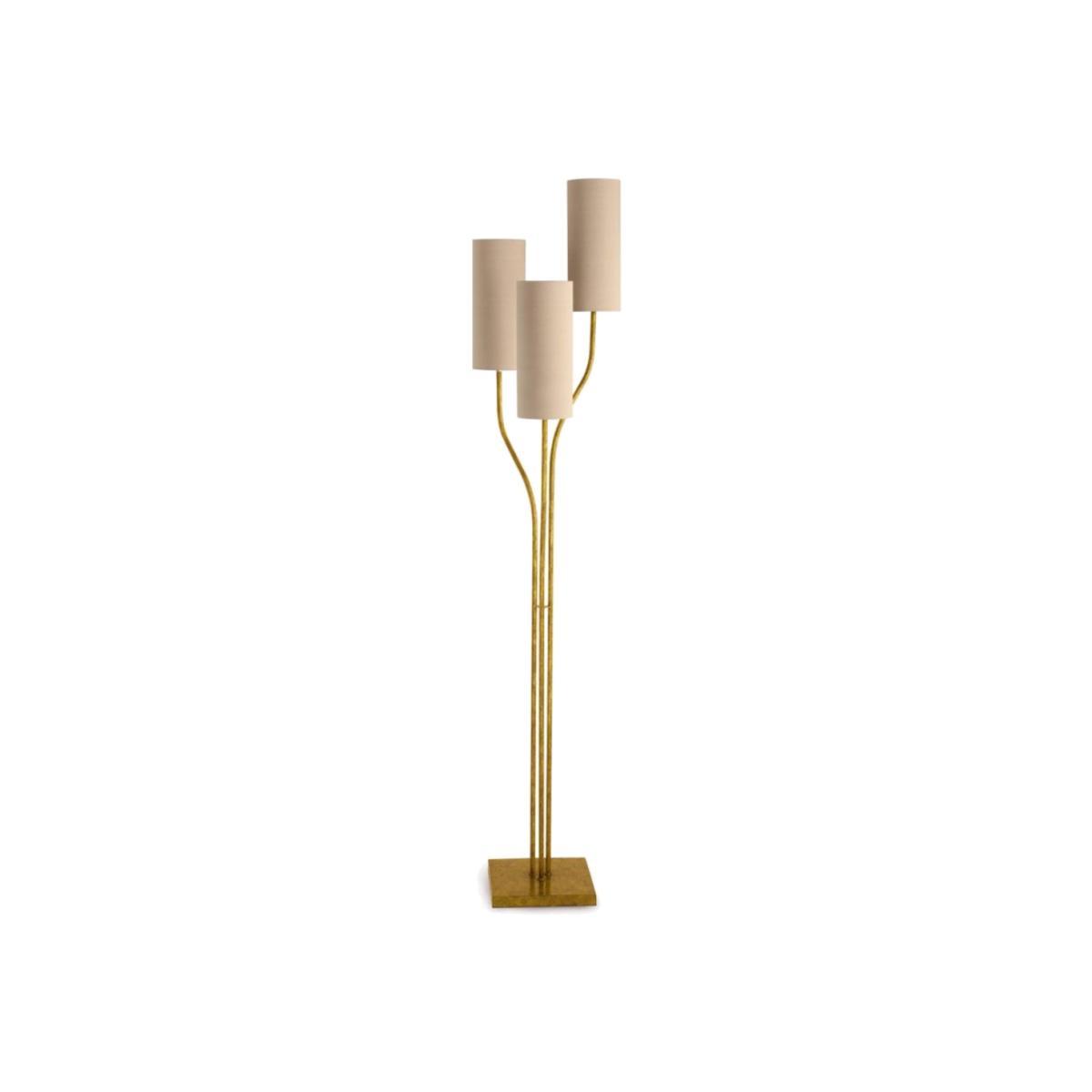 Porta Romana I Hydra Floor Lamp | French Brass