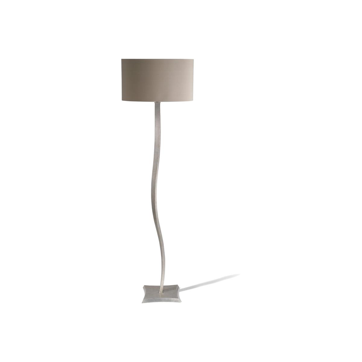 Porta Romana I Ribbon Floor Lamp | Burnished Silver