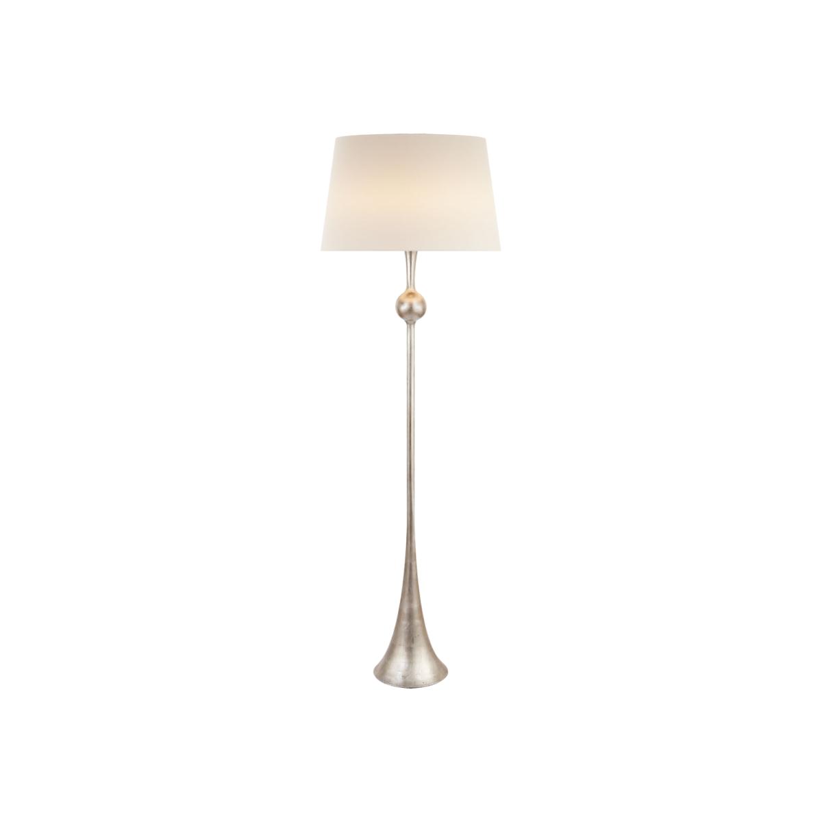 AERIN | Dover Floor Lamp | Burnished Silver Leaf – image 1