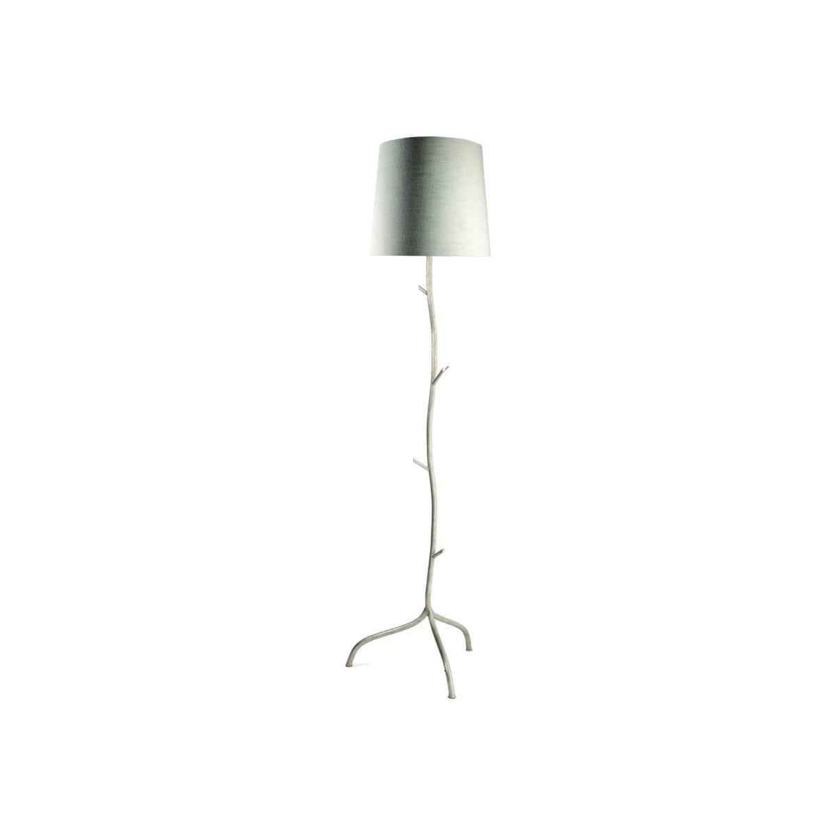 Porta Romana I Twig Floor Lamp I Burnished Silver