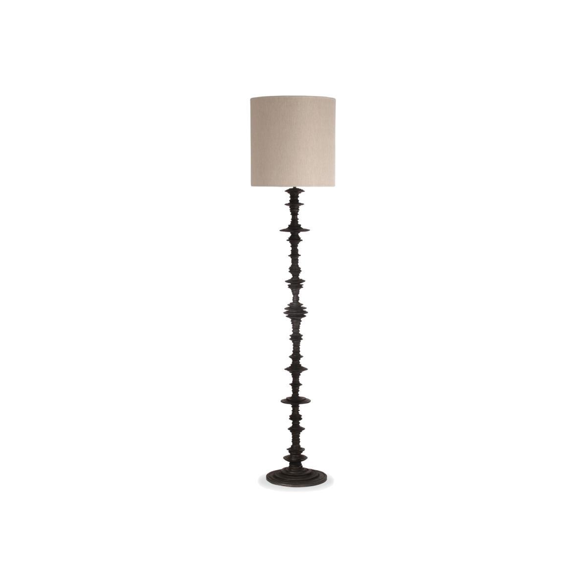 Porta Romana I Spin Floor Lamp I Bronzed