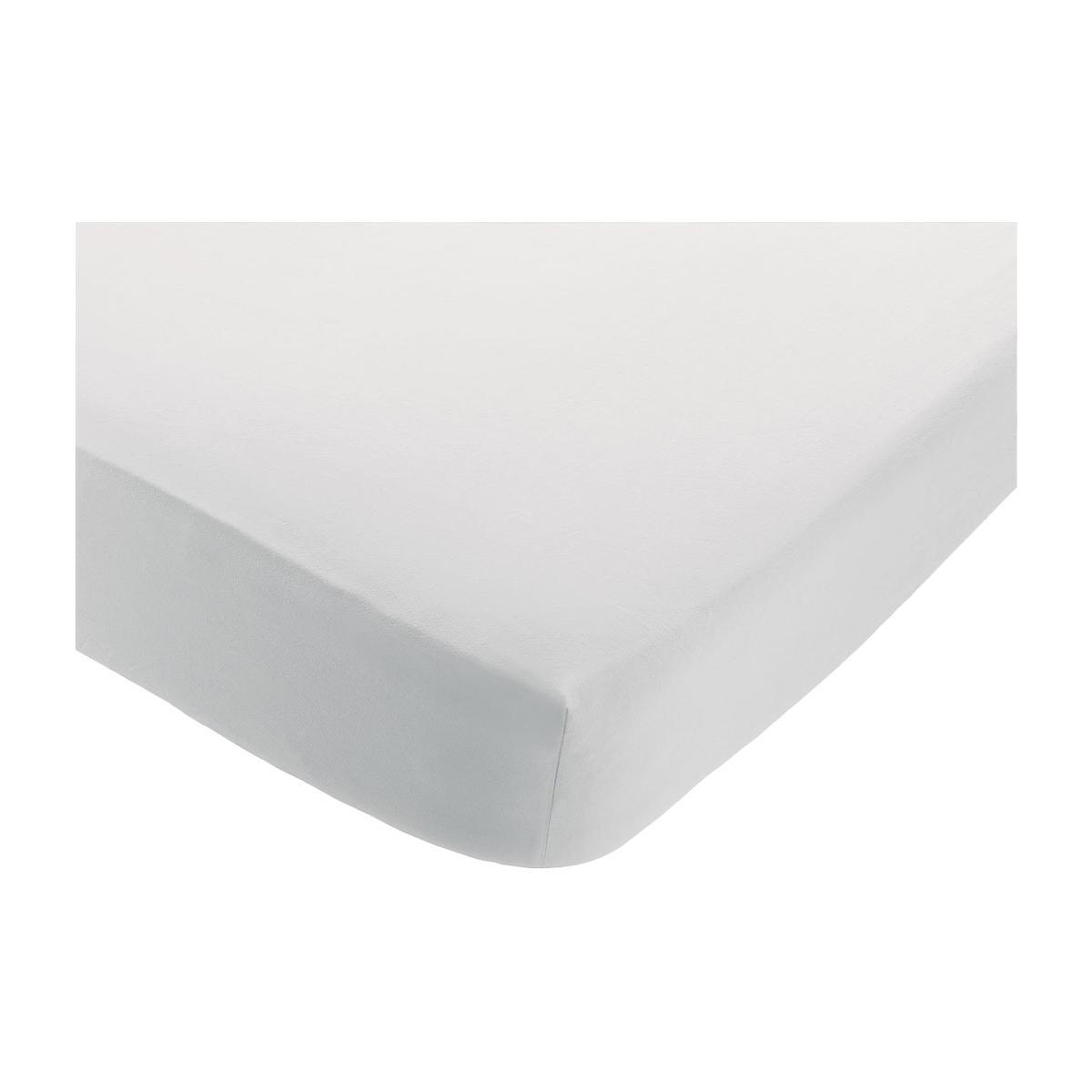 Habitat Linen White Fitted Sheet - Super King – image 1