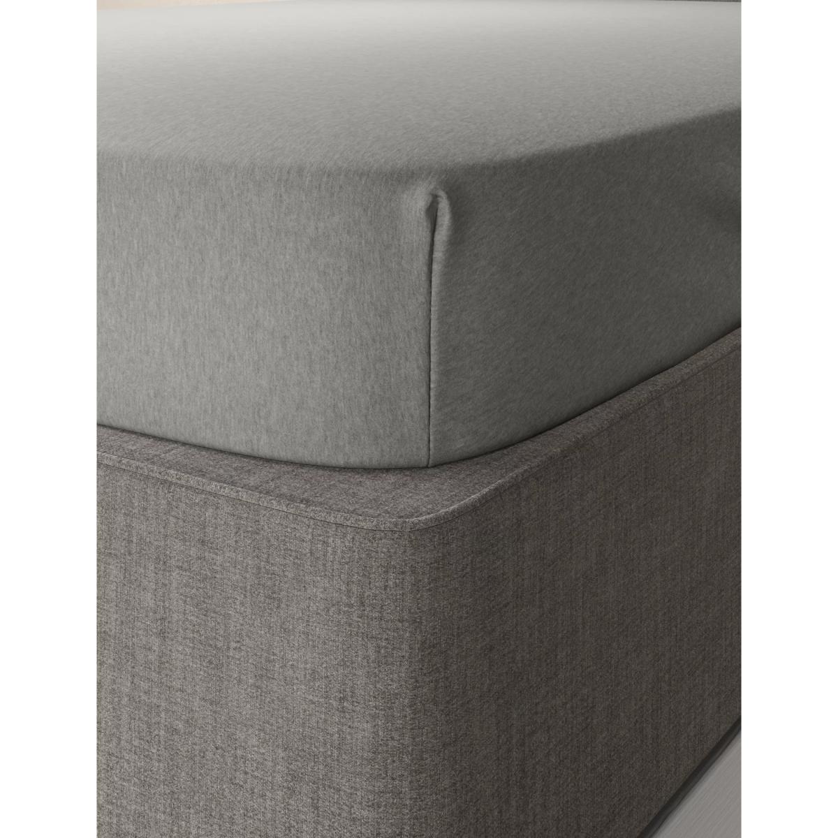 M&S Pure Cotton Fitted Sheet - 6FT - Pink, Pink – image 2