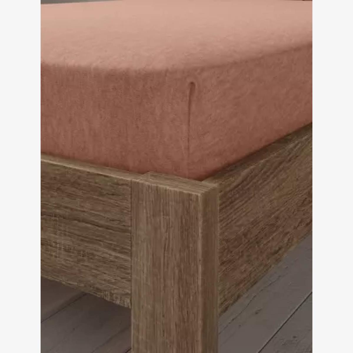 M&S Pure Cotton Fitted Sheet - 6FT - Pink, Pink – image 1