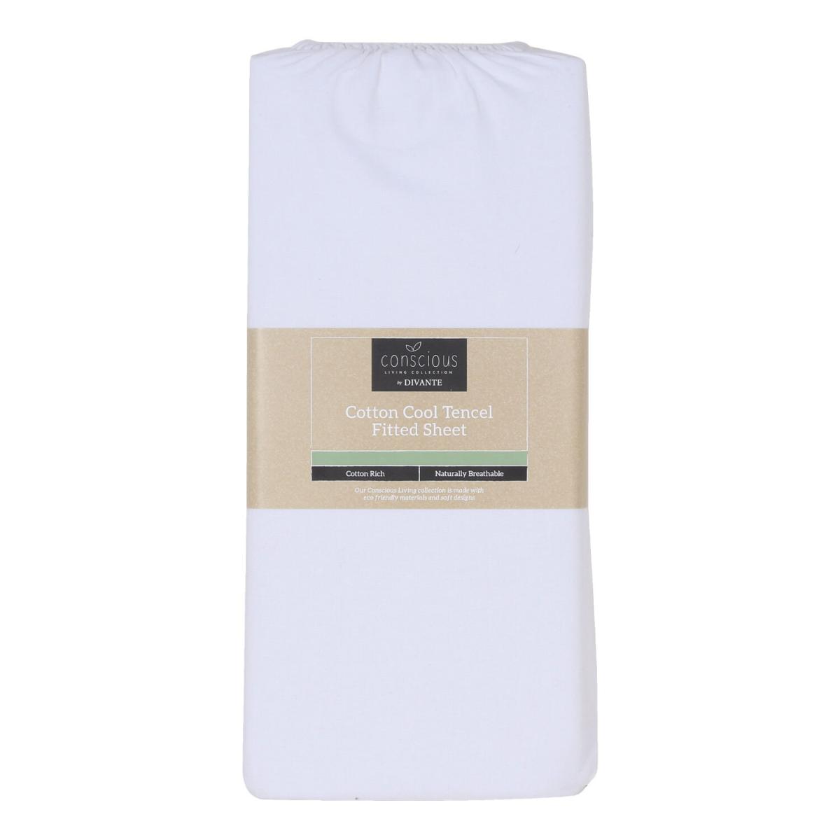 Cotton Cool Tencel Fitted Sheet - Superking – image 2
