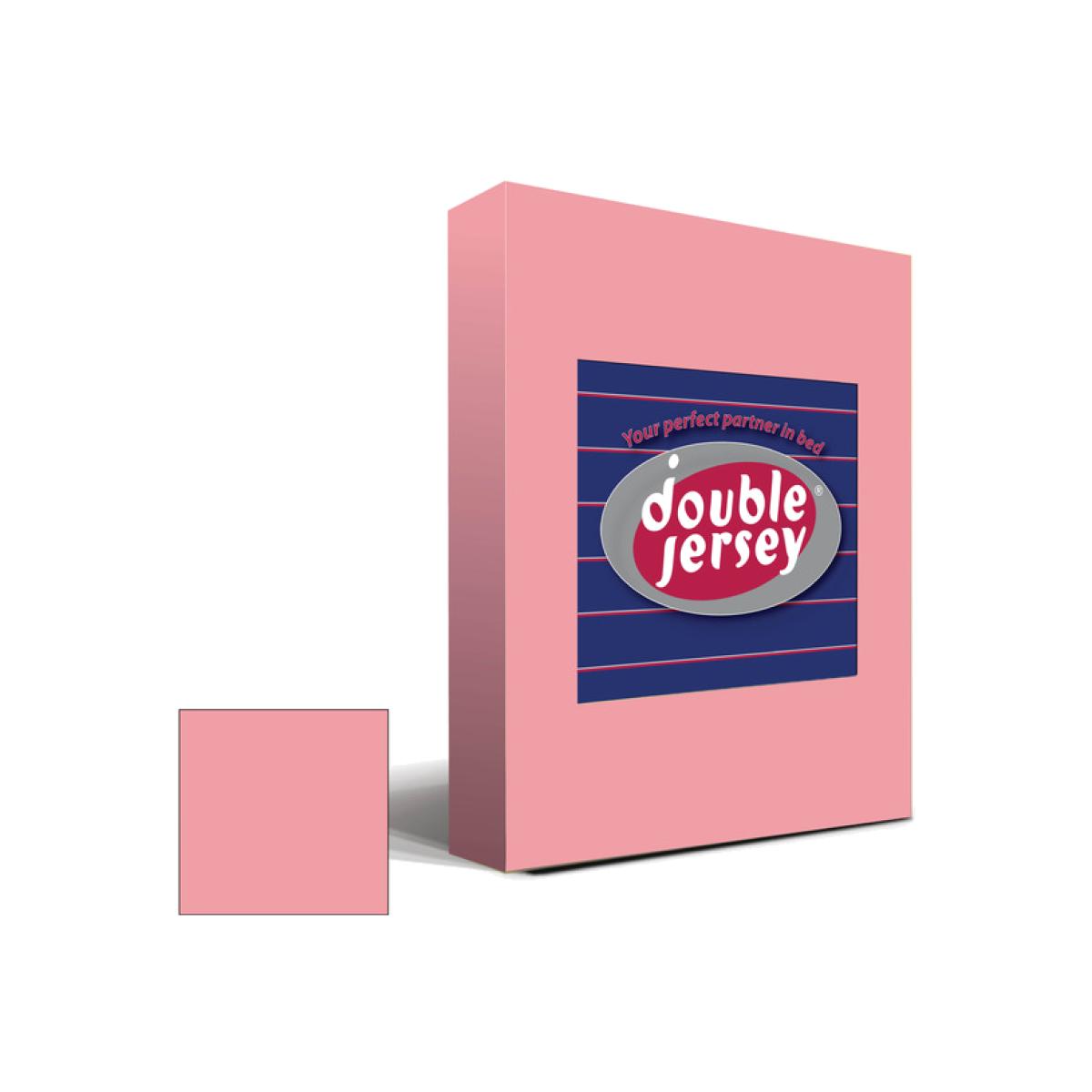Double Jersey Fitted Bedsheet Superking - Pink