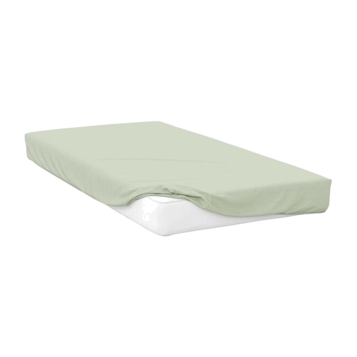 Percale Extra Deep Fitted Sheet - BM408 - Apple Green / Superking – image 1