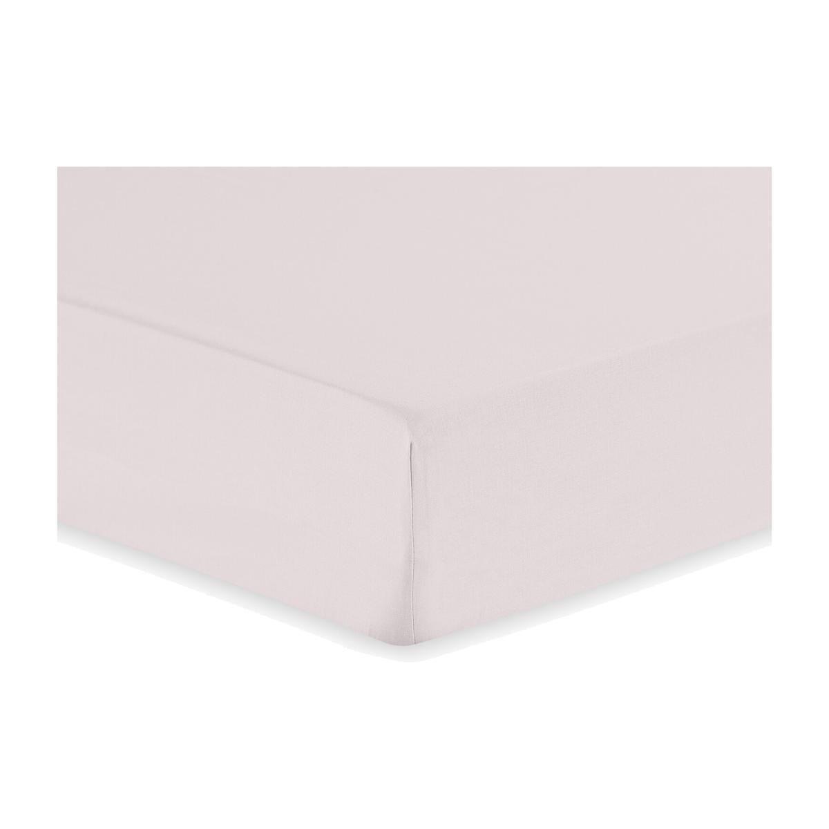 180Tc Cotton Fitted Sheet - Blush / Superking