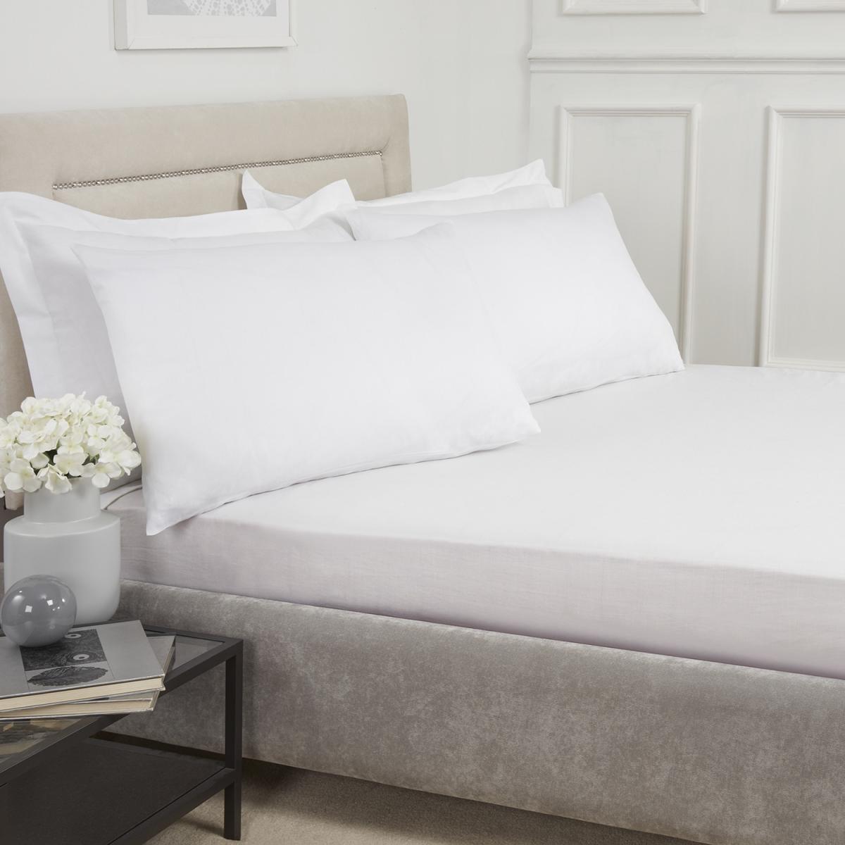 Polycotton Fitted Sheet - Charcoal / Superking – image 2