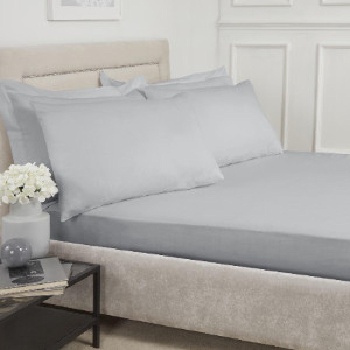 Pure Indulgence 600 Thread Count Cotton Fitted Sheet - White / Superking – image 2