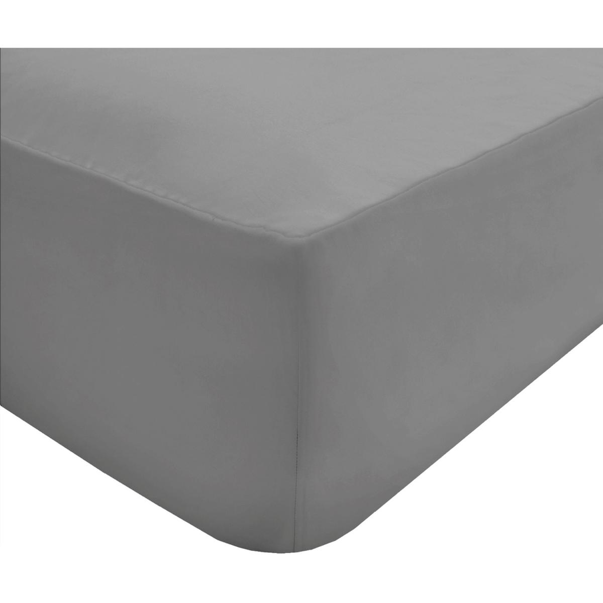 Sleepdown Easy Care Fitted Bed Sheet - Charcoal / Superking – image 4