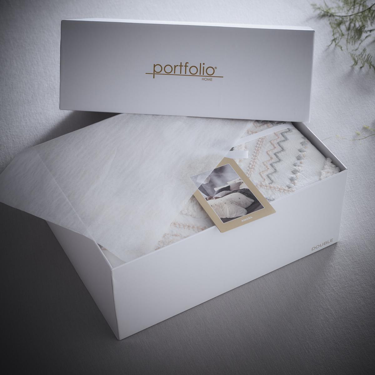 Portfolio Home Aspect Fitted Sheet - White / Superking – image 2