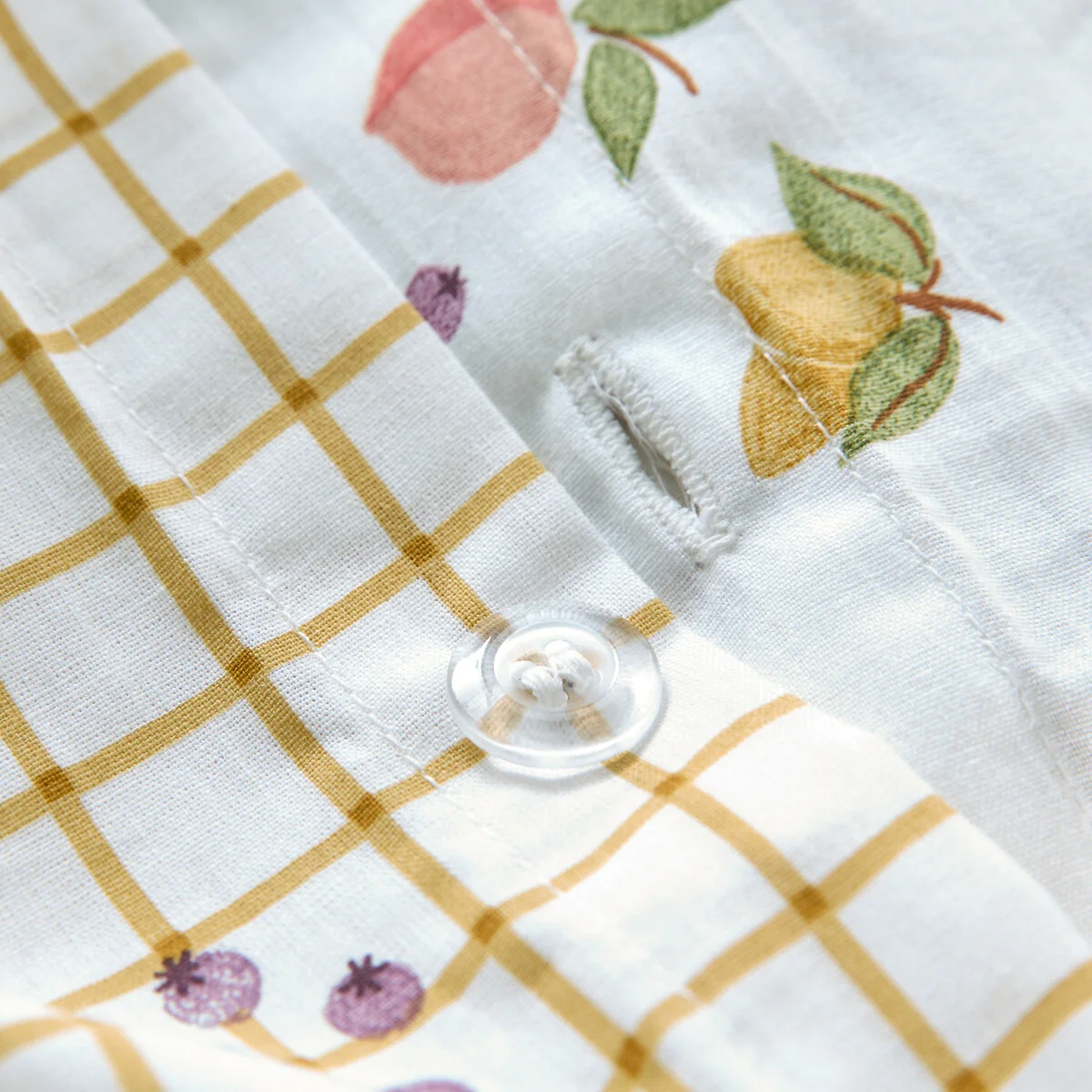 Lilac Fruit Print 50% Recycled Cotton Child's Duvet Cover – image 5