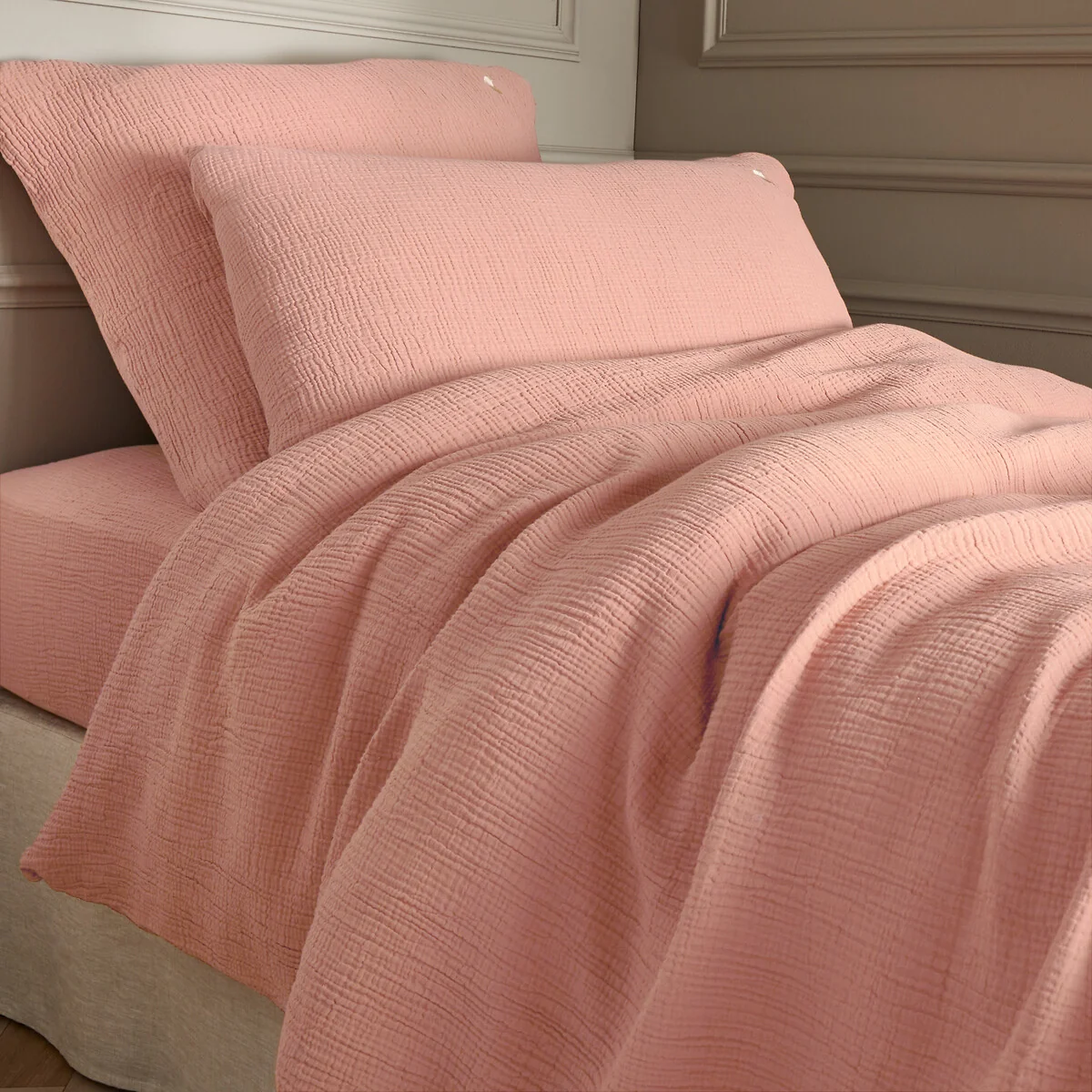Cuddly Organic Cotton Muslin 200 Thread Count Duvet Cover – image 2