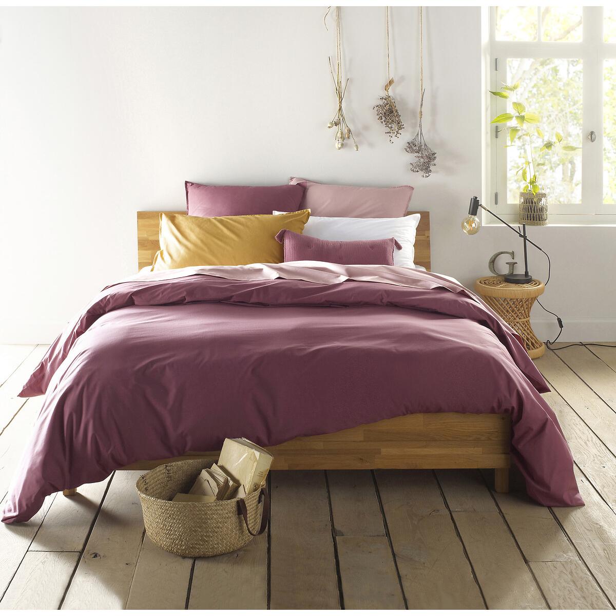 Scenario Plain 100% Organic Cotton Percale 200 Thread Count Duvet Cover – image 8