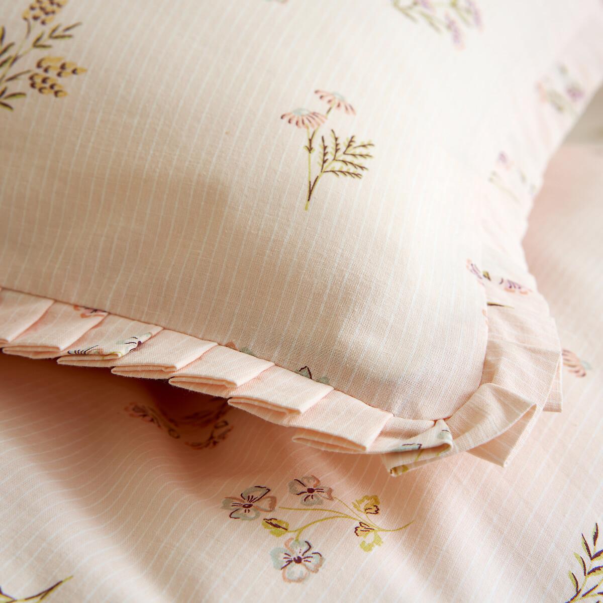 Camomille Floral 50% Recycled Cotton Duvet Cover – image 6