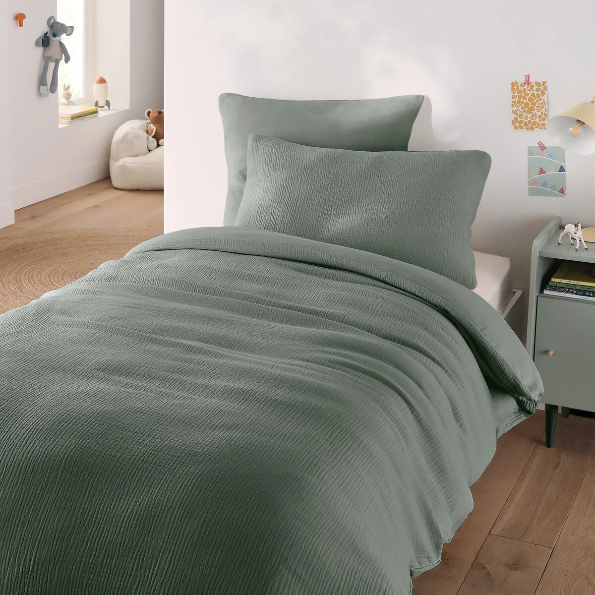 Child's Kumco Duvet Cover in Washed Cotton/Muslin – image 2