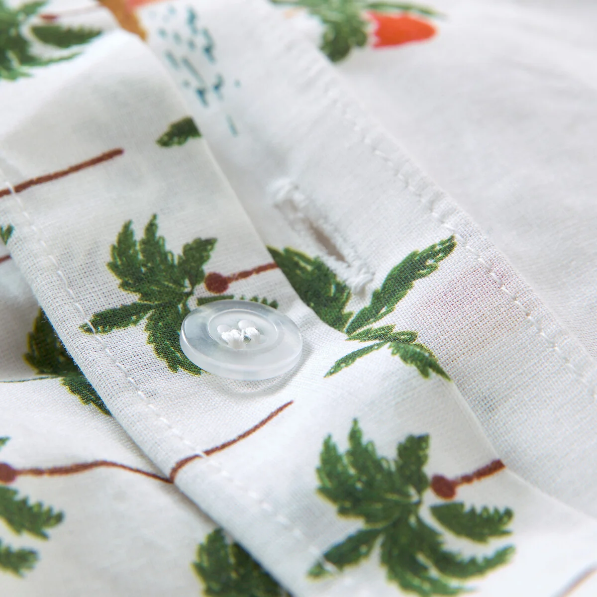 Tapahi Palm Tree Print 50% Recycled Cotton Child's Duvet Cover – image 5
