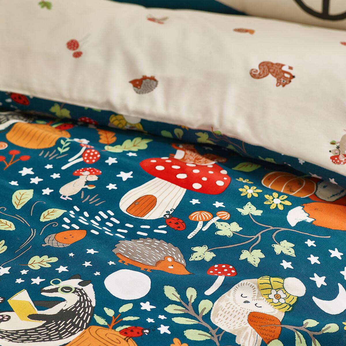 Fox and Woodland Friends Reversible Duvet Cover Set – image 5