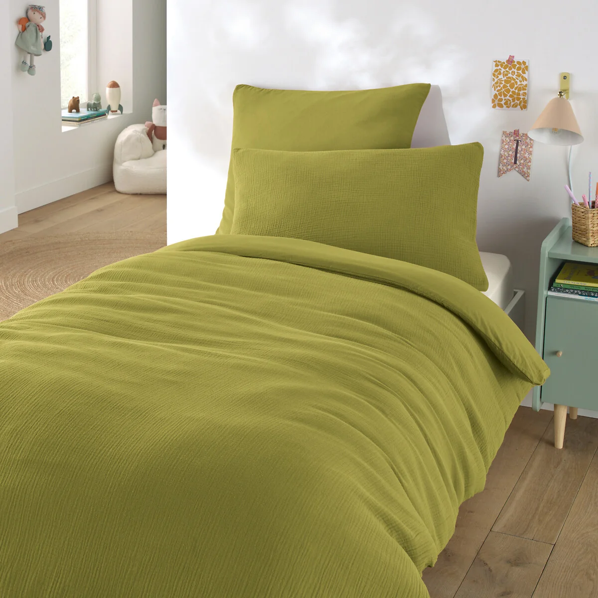 Child's Kumco Duvet Cover in Washed Cotton/Muslin – image 2