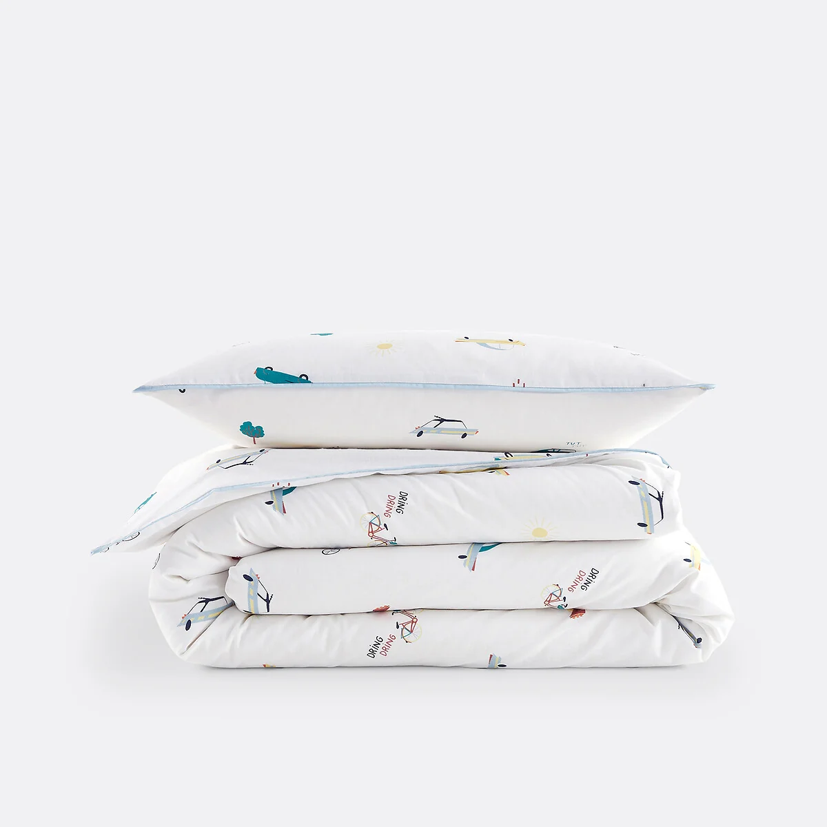 Emiliano Duvet Cover Set in 50% Recycled Cotton – image 4