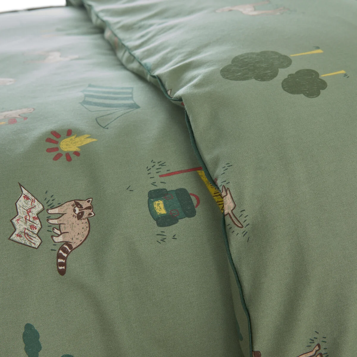 Yosemite Camp Animal Print Cotton Child's Duvet Cover – image 3