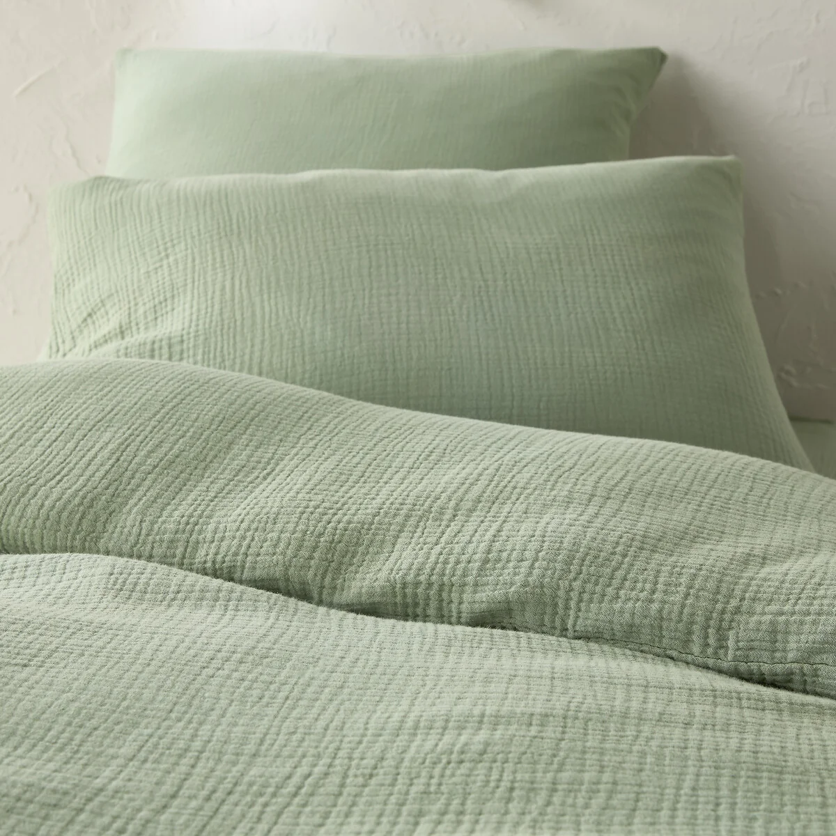 Kumla Children's Plain Cotton Muslin Duvet Cover – image 2