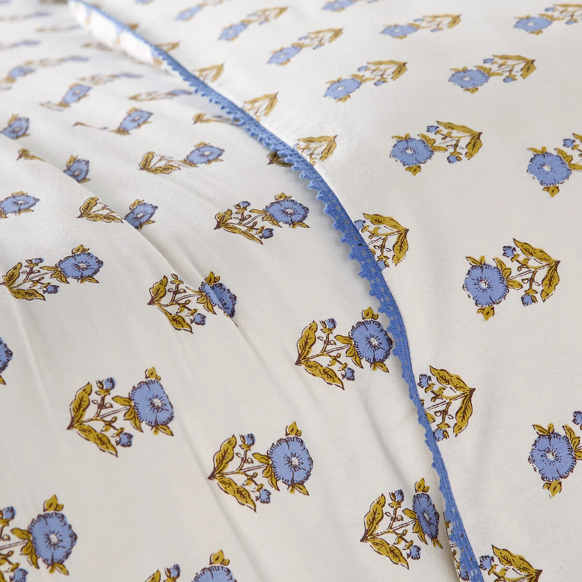 Dimani Floral Print Washed Cotton Child's Duvet Cover – image 3