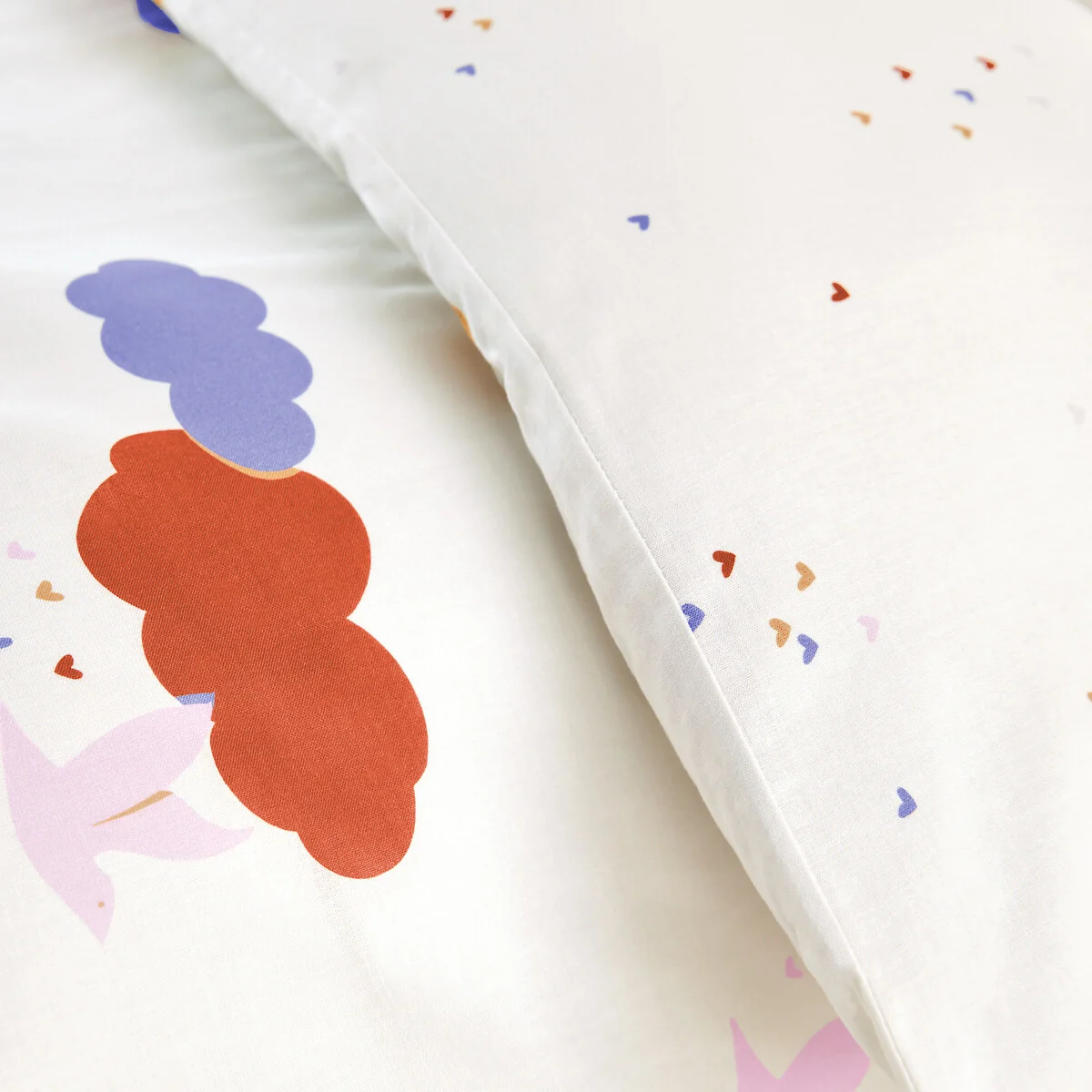 Noki Cloud Print Organic Cotton Child's Duvet Cover – image 4