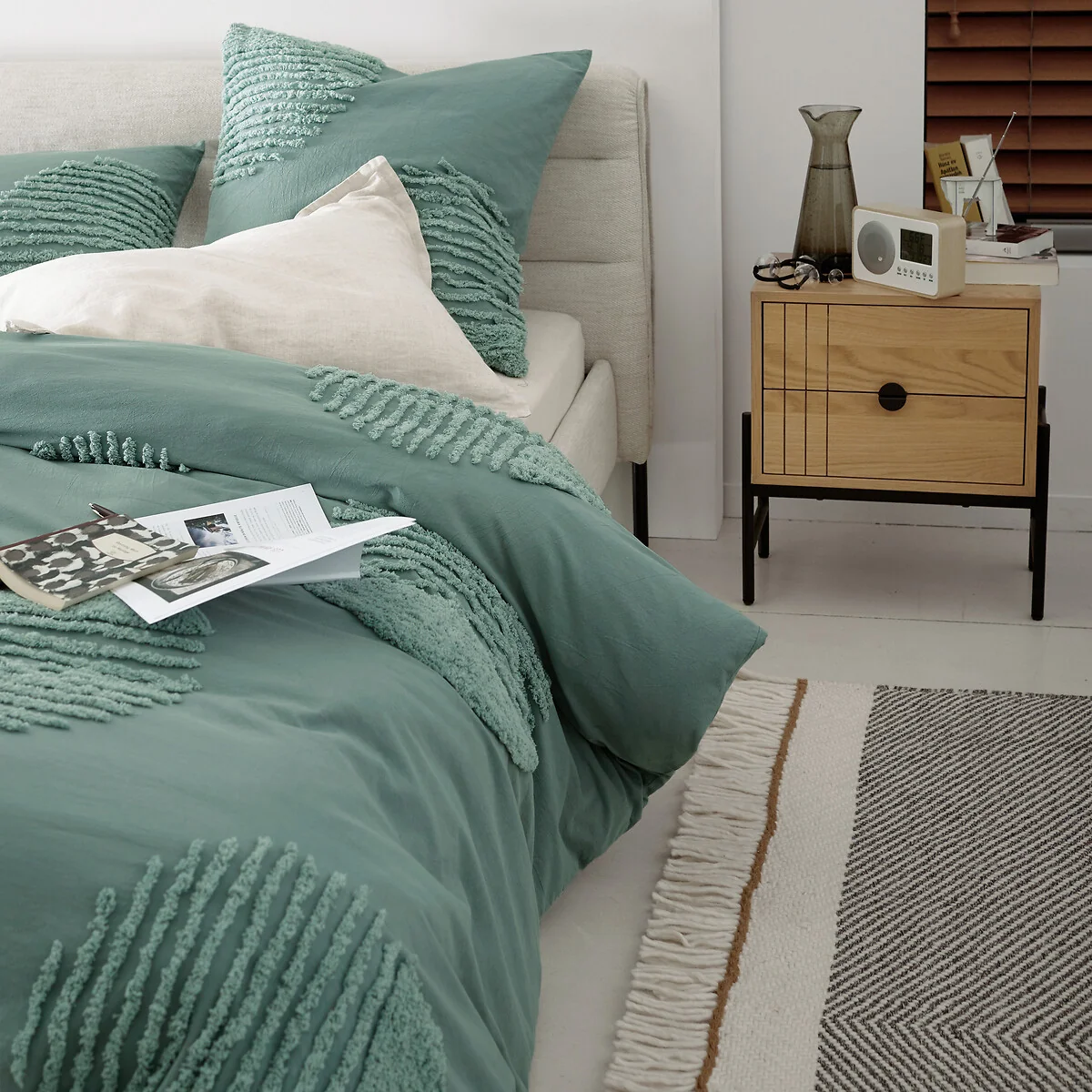 Soren Tufted 100% Cotton Duvet Cover – image 2