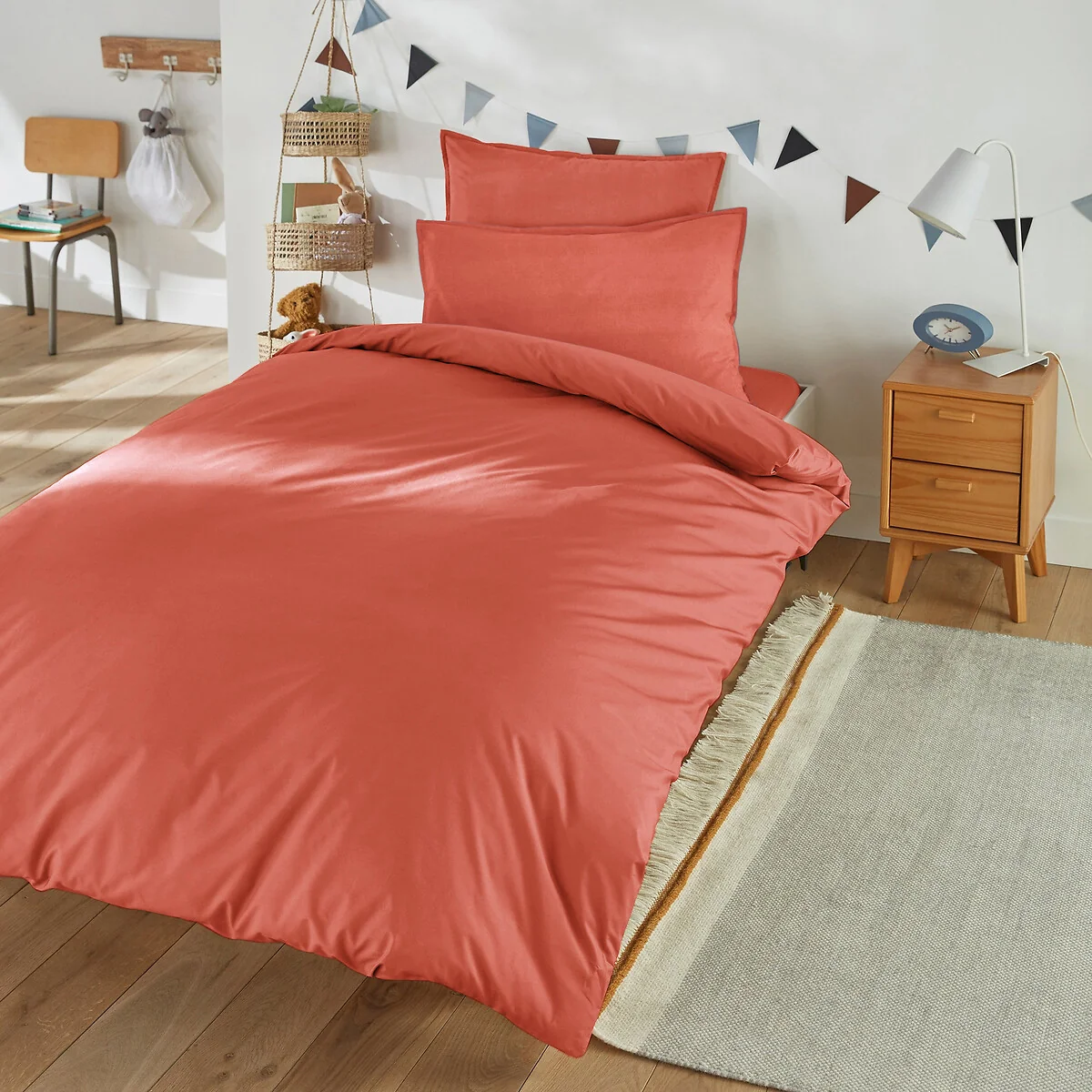 Scenario 100% Organic Cotton Percale 200 Thread Count Child's Duvet Cover – image 2