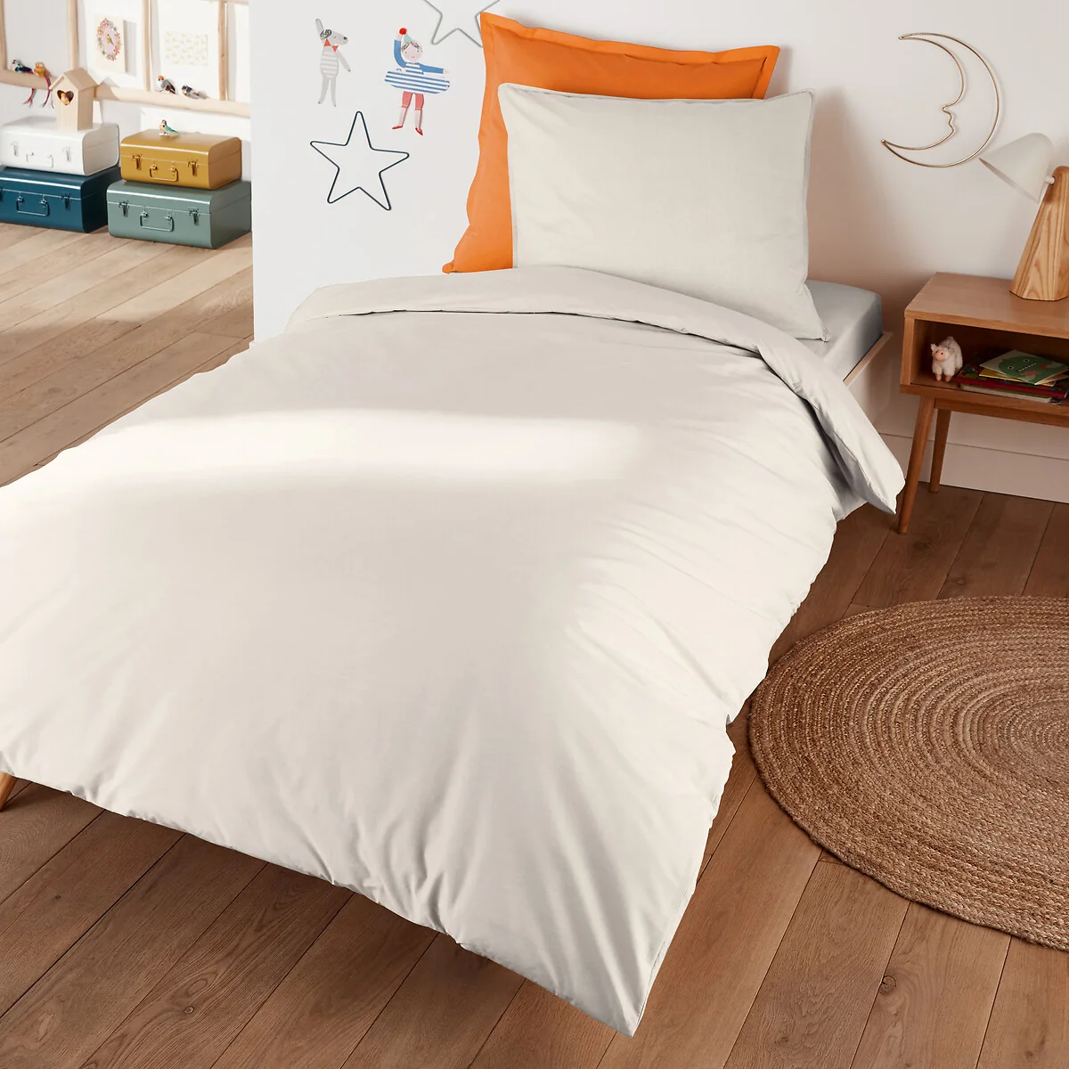 Best Quality Cotton Percale 200 Thread Count Child's Duvet Cover – image 1