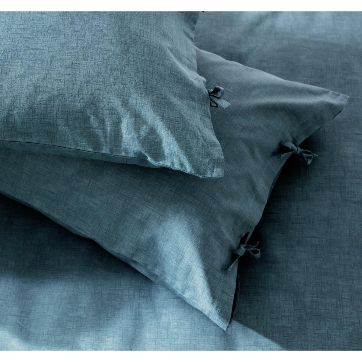 Habitat Herbalist Cotton Textured Blue Bedding Set - Double – image 4
