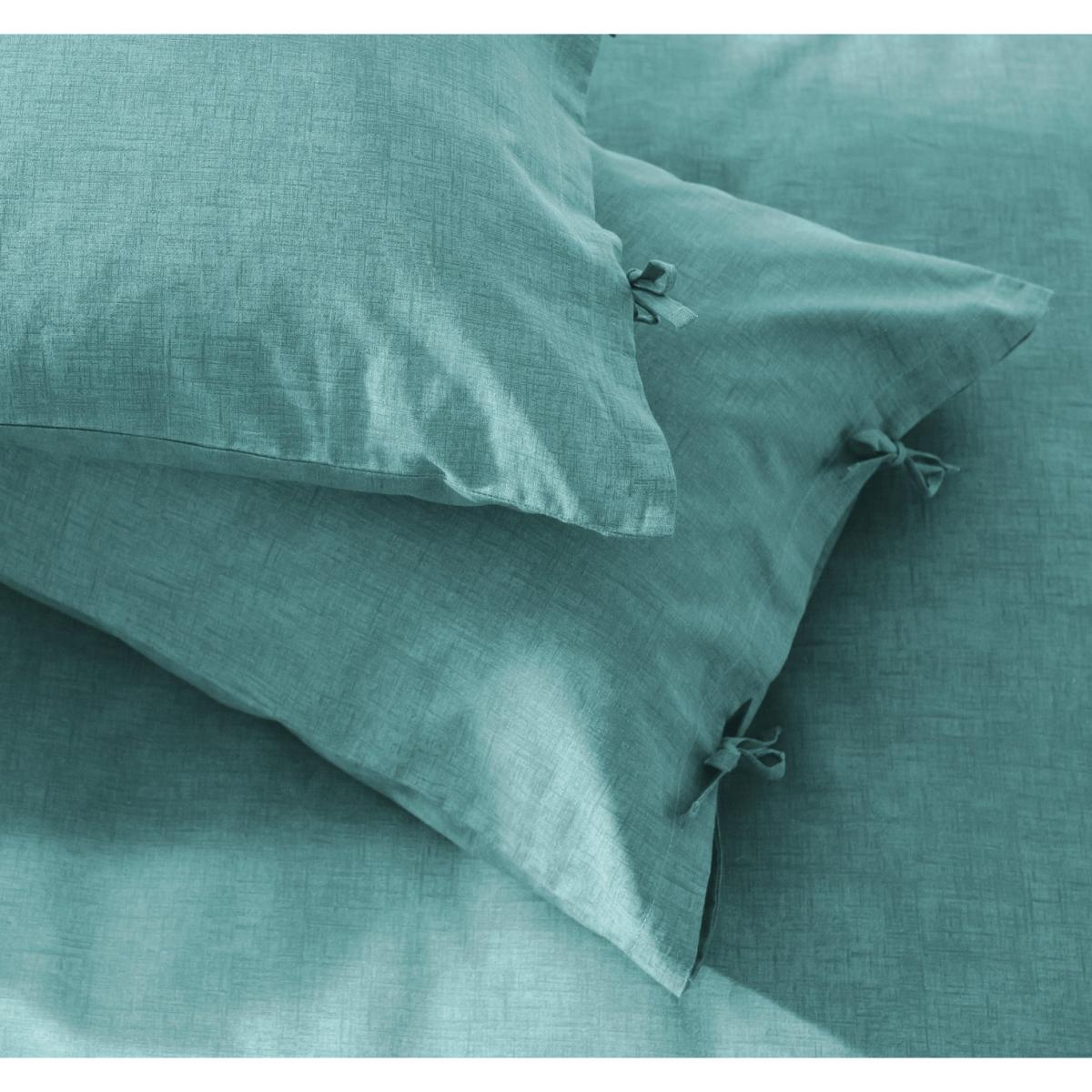 Habitat Cotton Textured Print Green Bedding Set - Double – image 4