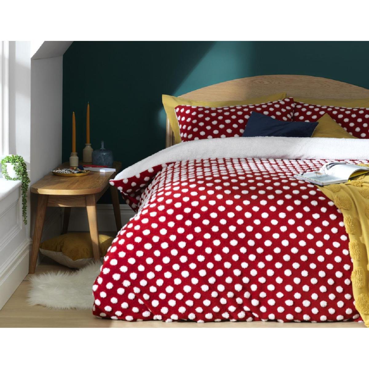Habitat Christmas Tufted Spot Fleece Bedding Set - Double – image 2
