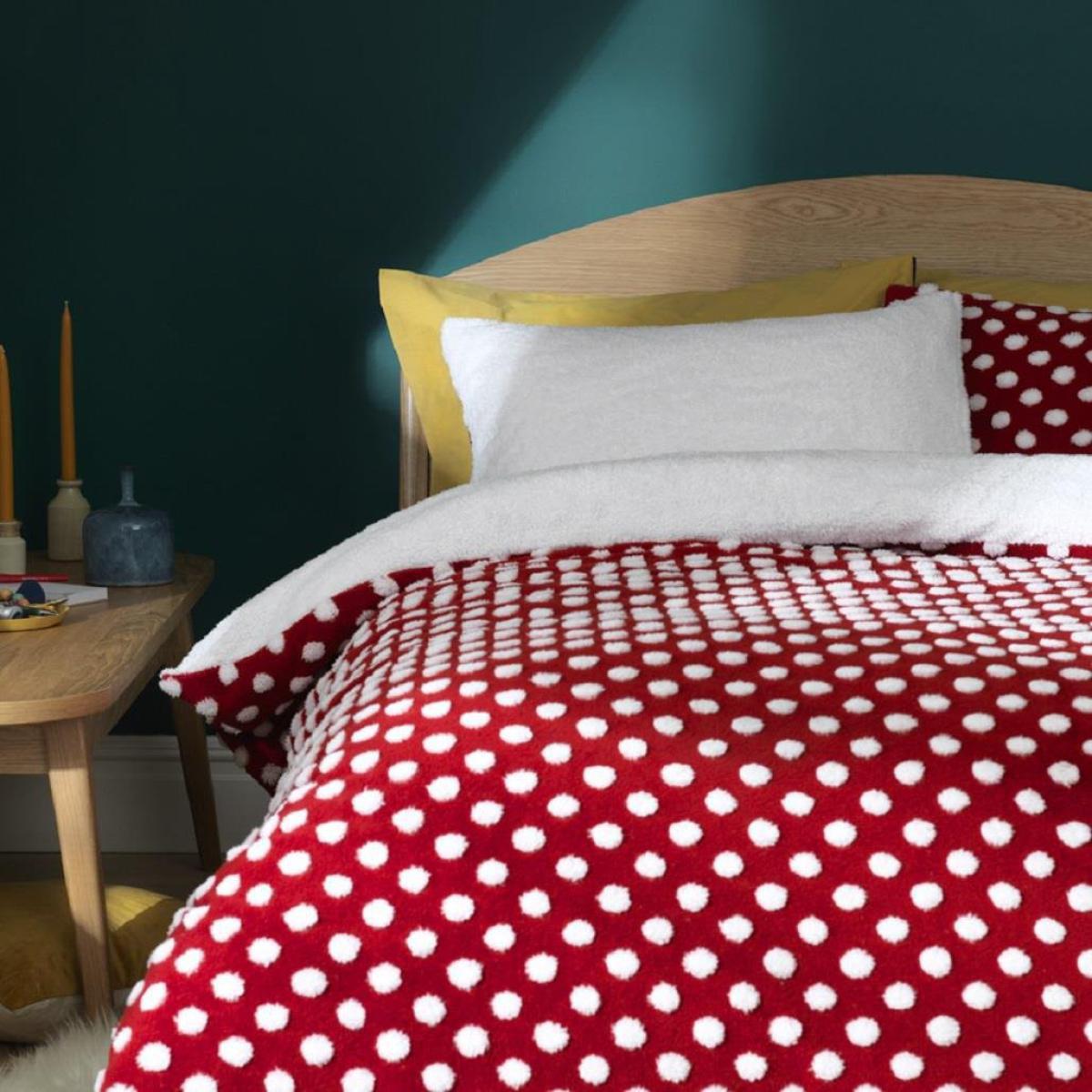 Habitat Christmas Tufted Spot Fleece Bedding Set - Double – image 4