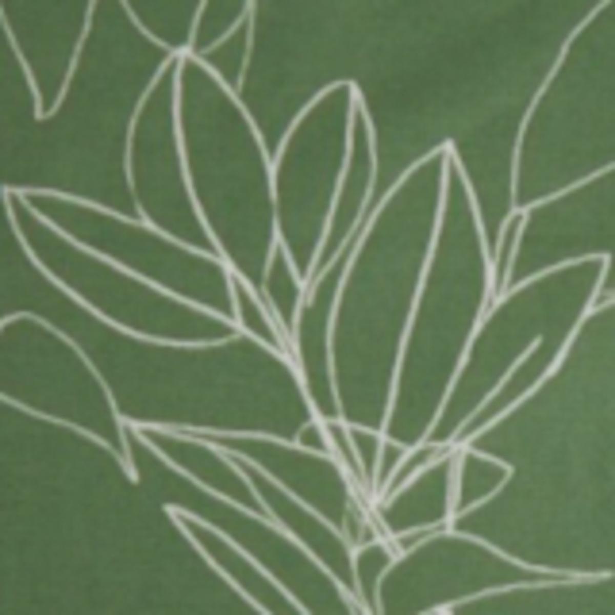 Habitat Sketched Linear Floral Green Bedding Set - Double – image 2