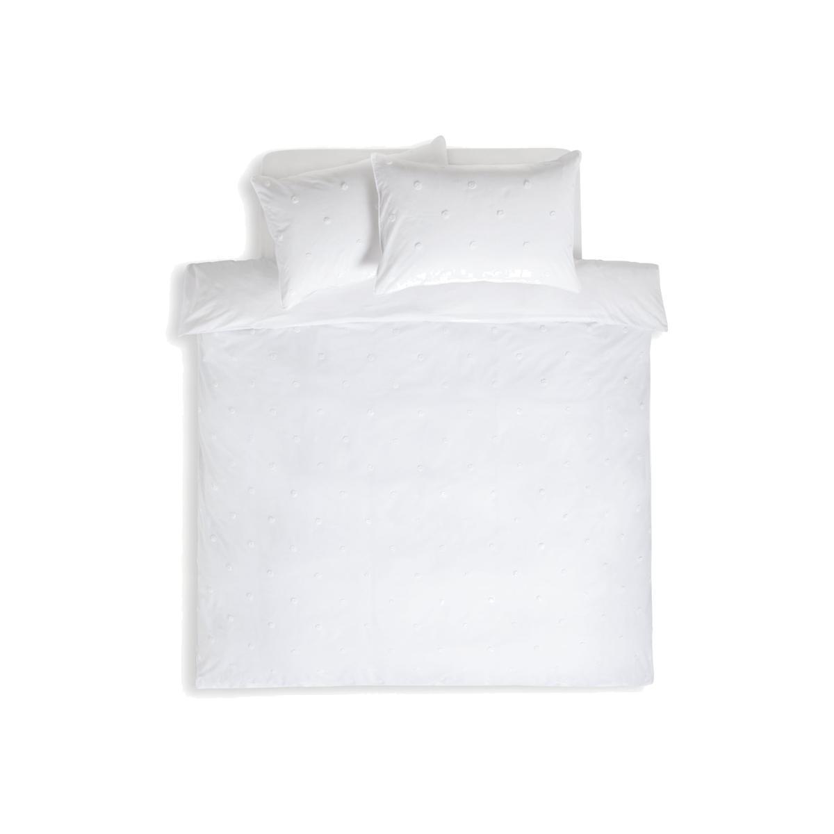 Habitat Tufted Spot White Bedding Set - Double – image 1