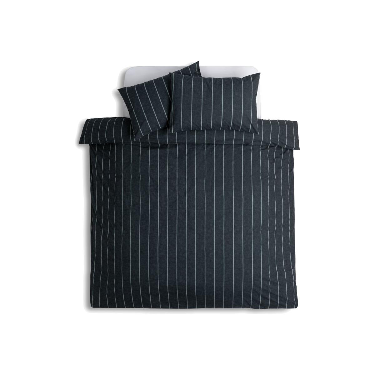 Habitat Modern Country Stripe Cotton Bedding Set - Double