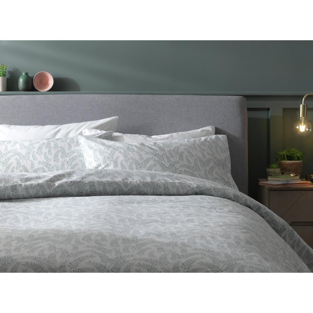 Habitat Agra Leaf Print Green Bedding Set - Double – image 5