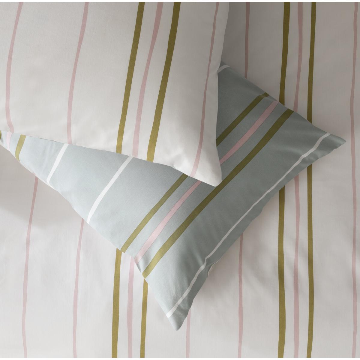 Habitat Herbalist Printed Stripe Green Bedding Set - Double – image 4