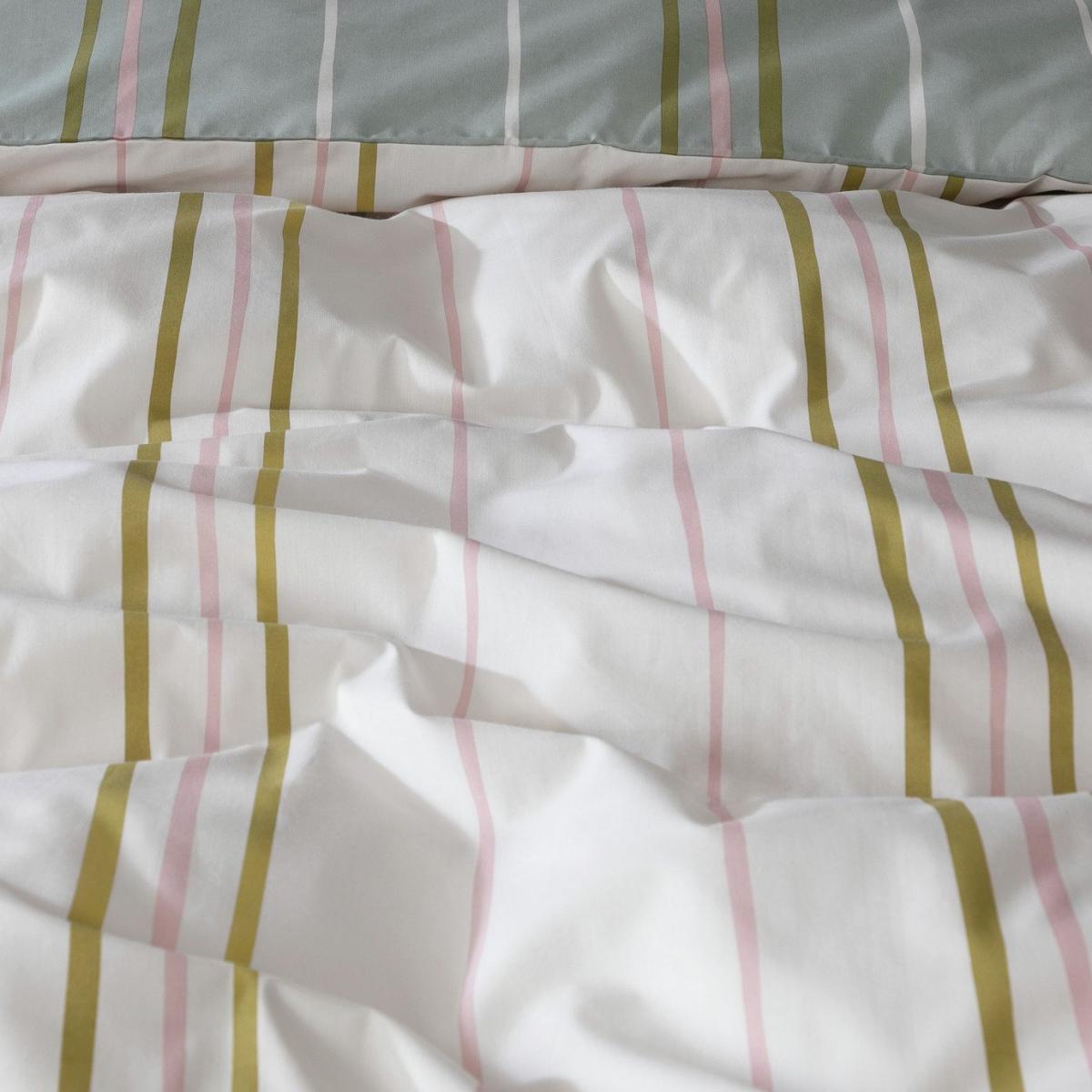 Habitat Herbalist Printed Stripe Green Bedding Set - Double – image 7
