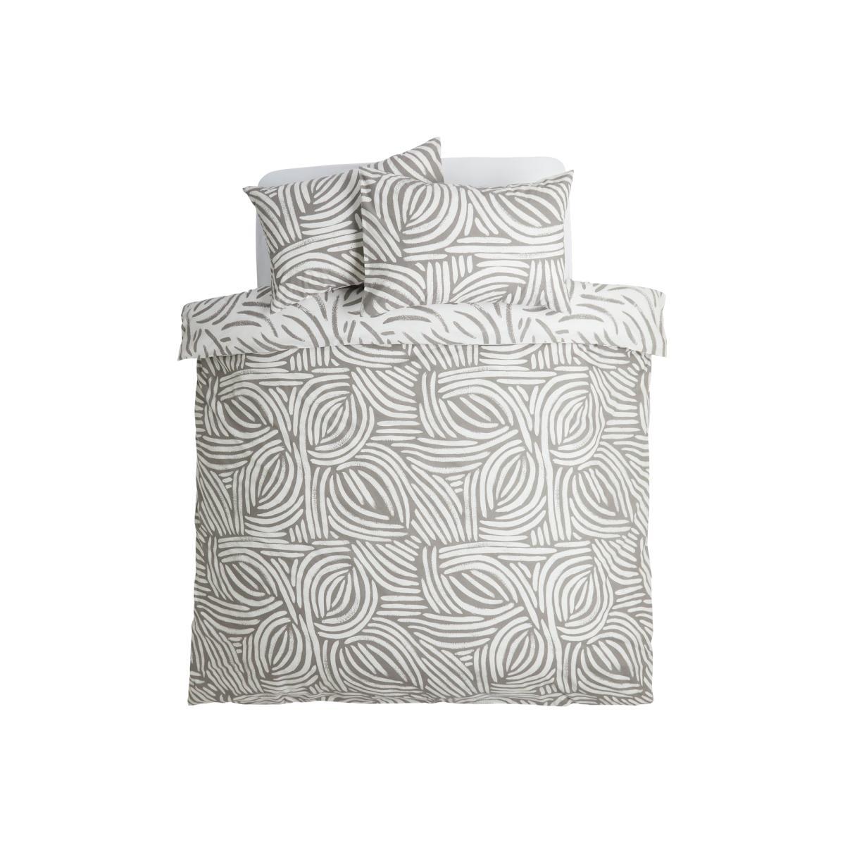 Habitat Scandi Grey Mark Making Bedding Set - Double – image 1