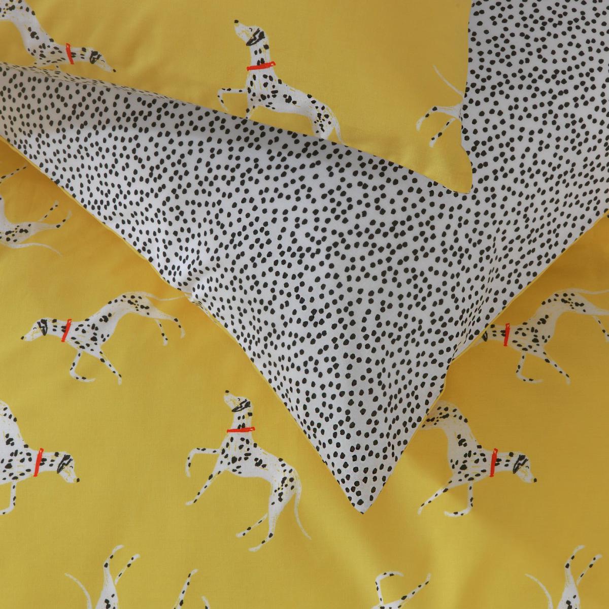 Habitat Dalmation Yellow Bedding Set - Double – image 3